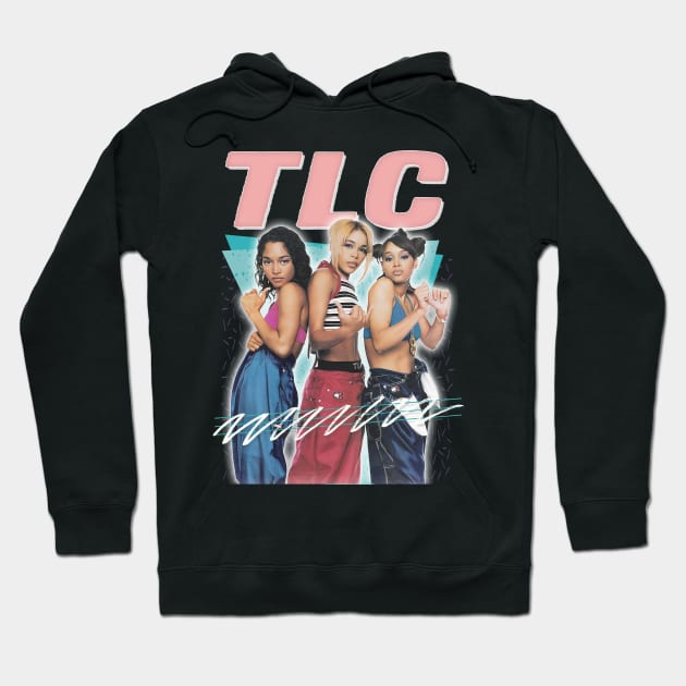 TLC \/\/ 90s Aesthetic Fan Art Design Hoodie by DankFutura